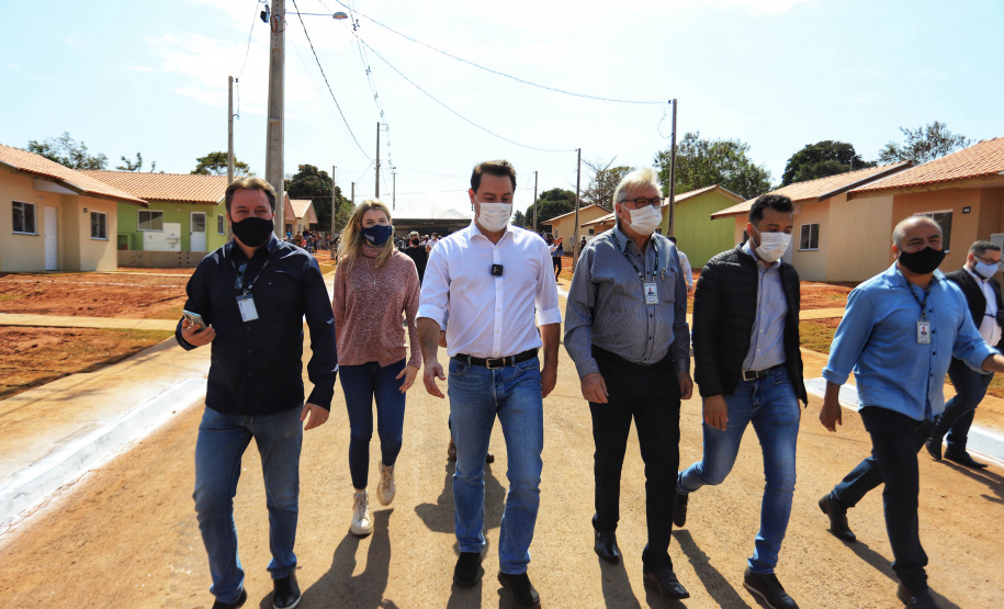 Governador Carlos Massa Ratinho Junior entrega moradias em Itaguajé - Itaguajé, 13/08/2021 - Foto: José Fernando Ogura/AEN