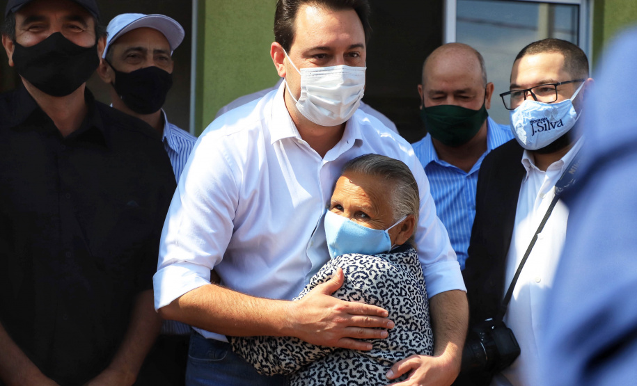 Governador Carlos Massa Ratinho Junior entrega moradias em Itaguajé - Itaguajé, 13/08/2021 - Foto: José Fernando Ogura/AEN