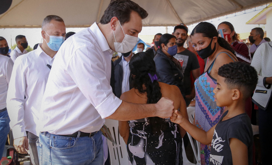 13.08.2021 Em Centenário do Sul, governador Carlos Massa Ratinho Junior entrega 30 casas populares gratuitamente a famílias em vulnerabilidade social
Foto Gilson Abreu/AEN