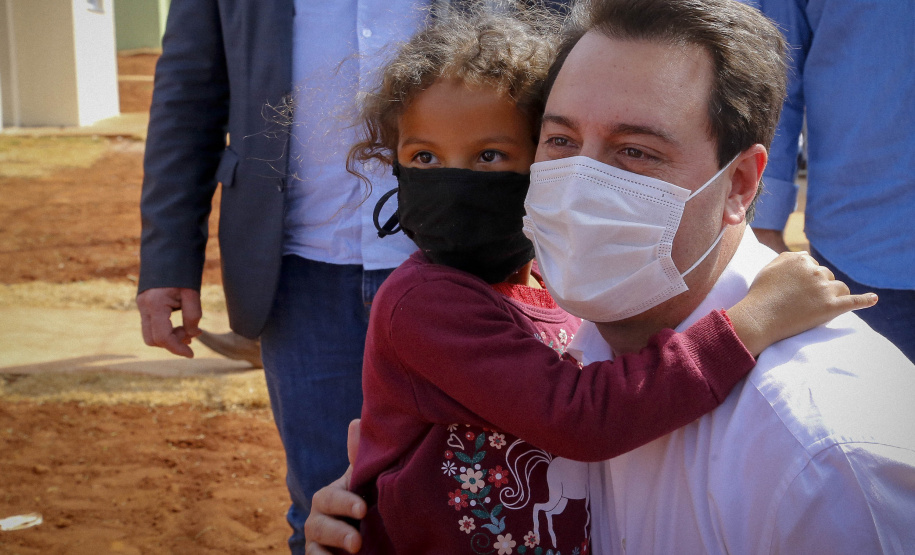 13.08.2021 Em Centenário do Sul, governador Carlos Massa Ratinho Junior entrega 30 casas populares gratuitamente a famílias em vulnerabilidade social
Foto Gilson Abreu/AEN