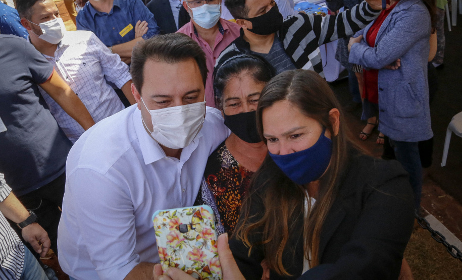 13.08.2021 Em Centenário do Sul, governador Carlos Massa Ratinho Junior entrega 30 casas populares gratuitamente a famílias em vulnerabilidade social
Foto Gilson Abreu/AEN