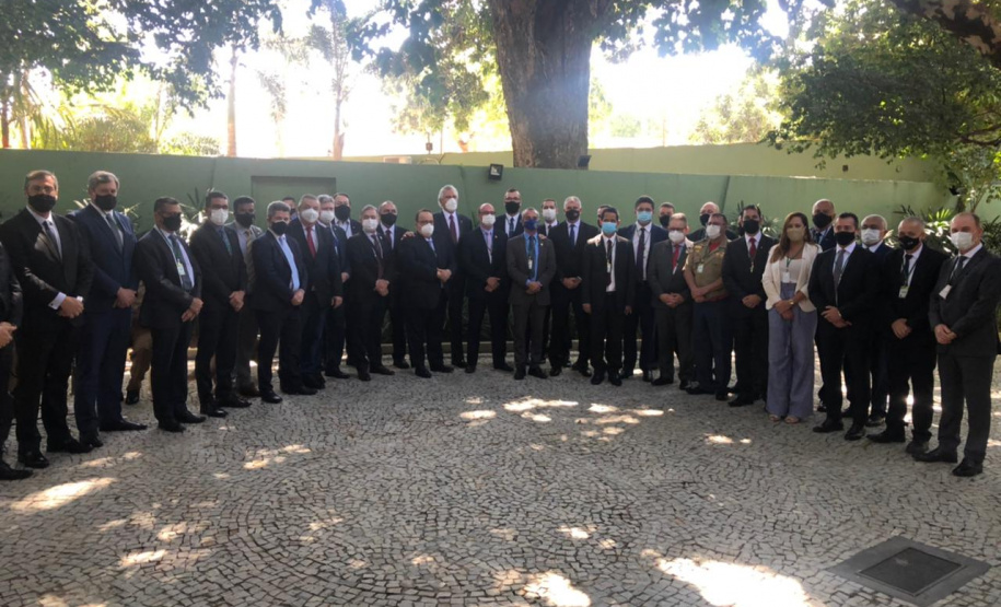O secretário da Segurança Pública, Romulo Marinho Soares, participou nesta semana da 77ª Reunião Ordinária do Colégio Nacional dos Secretários de Segurança Pública (Consesp) em Goiânia (GO). Proteção do morador do campo foi a principal pauta do encontro. Foto: SESP