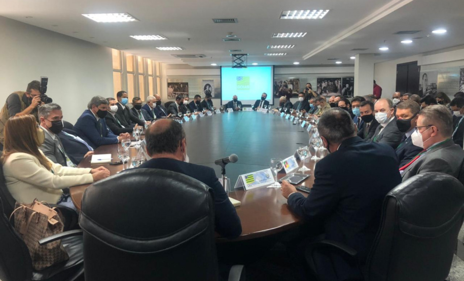 O secretário da Segurança Pública, Romulo Marinho Soares, participou nesta semana da 77ª Reunião Ordinária do Colégio Nacional dos Secretários de Segurança Pública (Consesp) em Goiânia (GO). Proteção do morador do campo foi a principal pauta do encontro. Foto: SESP