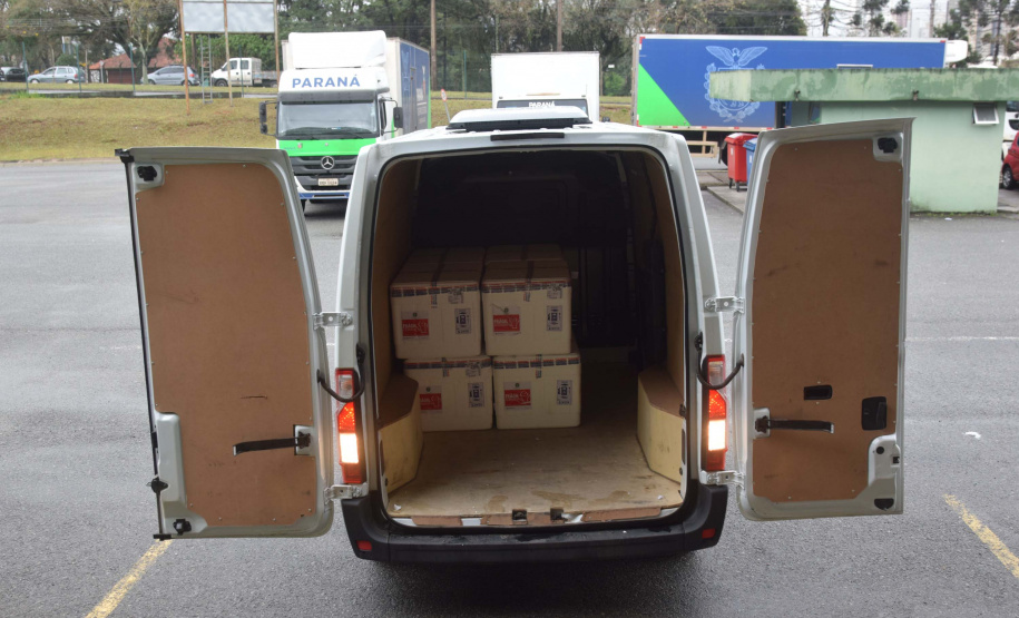 Mais 240,9 mil vacinas contra a Covid-19 chegam ao Paraná
Foto: Américo Antonio/SESA