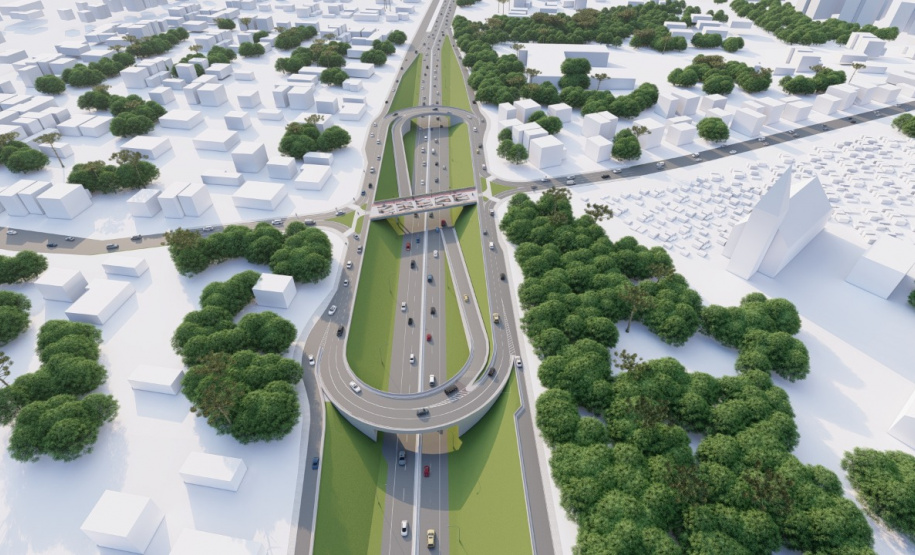 Com investimento do Estado, projeto avança na construção do novo viaduto do Orleans