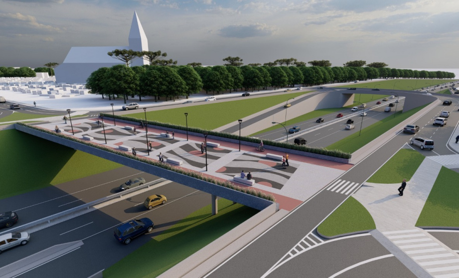 Com investimento do Estado, projeto avança na construção do novo viaduto do Orleans