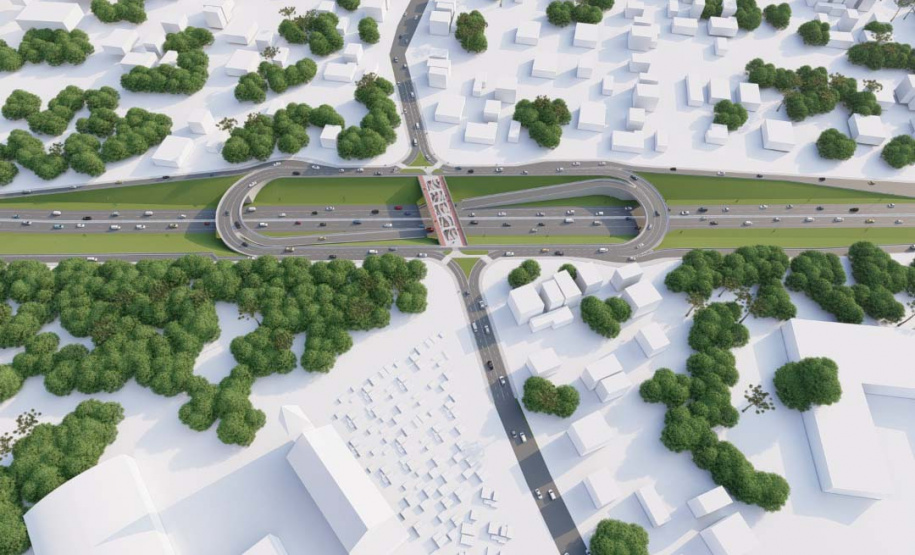 Com investimento do Estado, projeto avança na construção do novo viaduto do Orleans