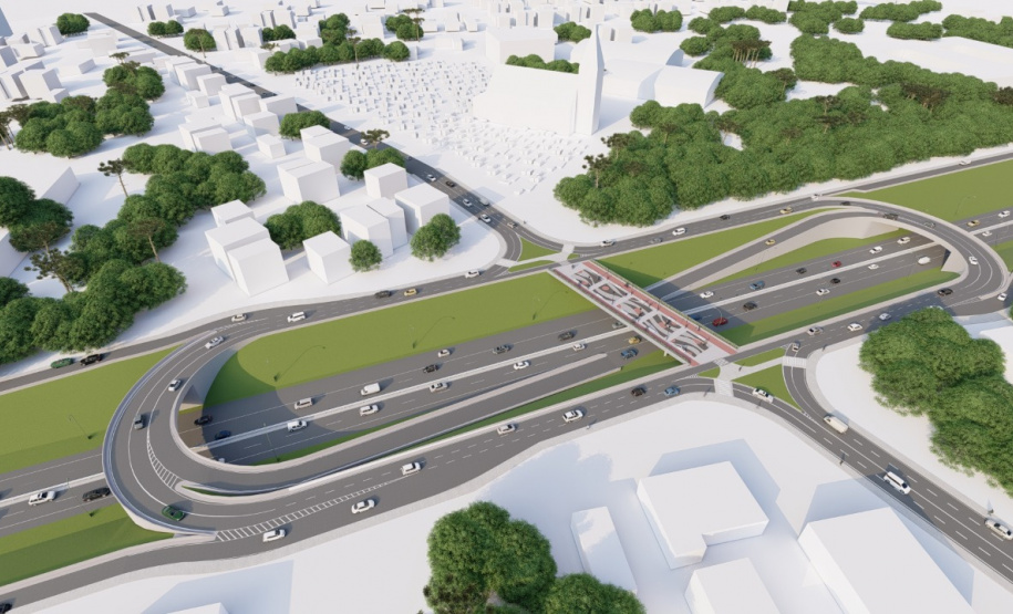 Com investimento do Estado, projeto avança na construção do novo viaduto do Orleans