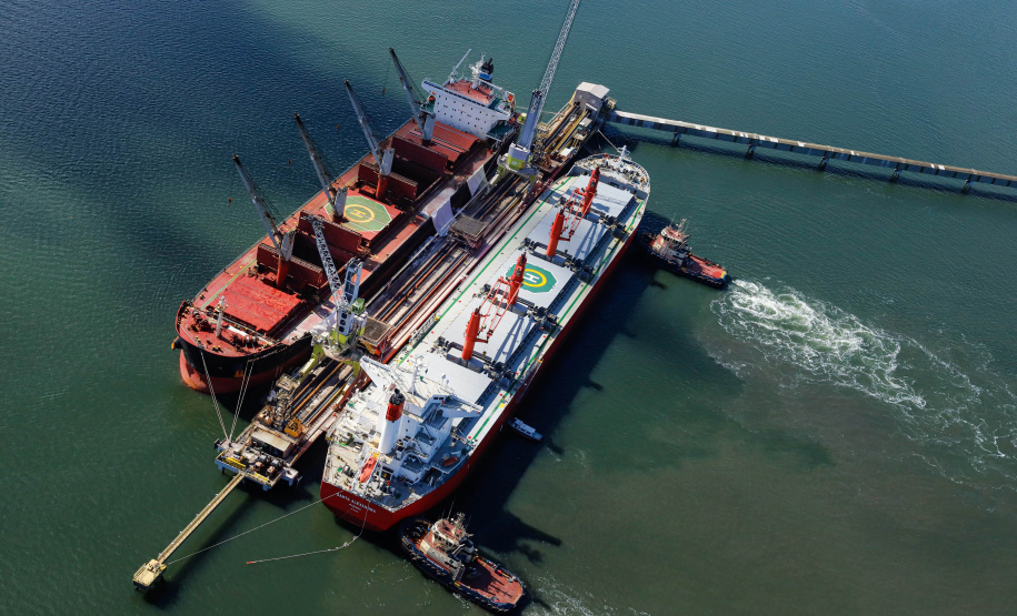 Movimentação geral de cargas cresce 13% em julho nos Portos do Paraná - Foto: Rodrigo Félix Leal