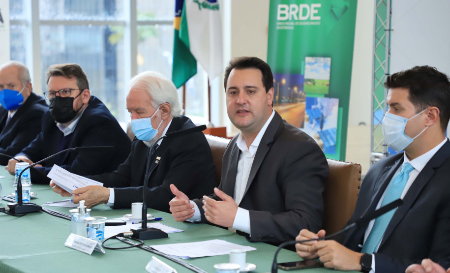 Governador Carlos Massa Ratinho Junior lança Programa de Microcrédito para Jovens Empreendedores. Palácio Iguaçu, 16/08/2021.Foto: José Fernando Ogura/AEN