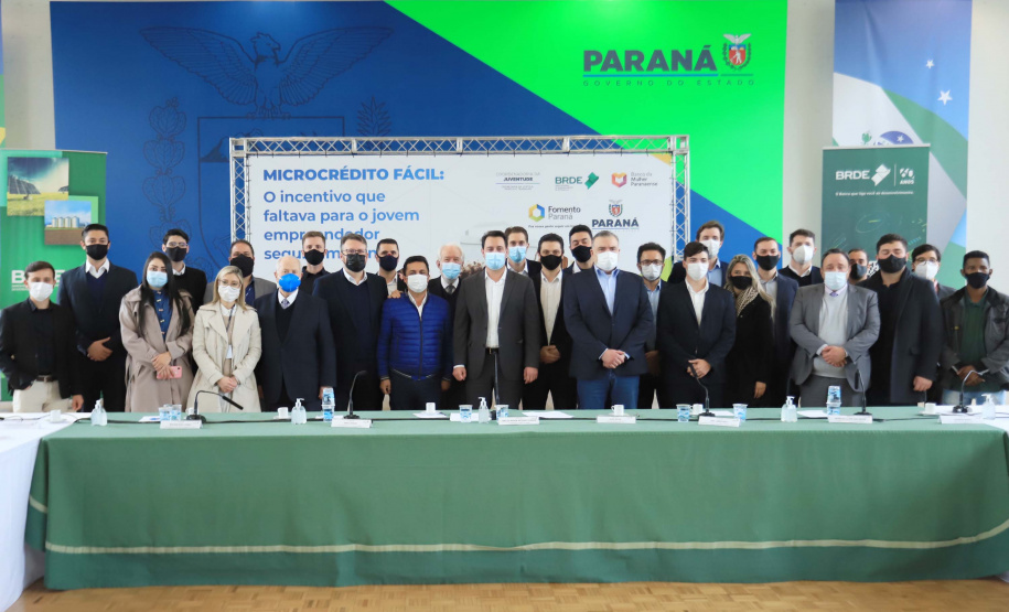 Governador Carlos Massa Ratinho Junior lança Programa de Microcrédito para Jovens Empreendedores. Palácio Iguaçu, 16/08/2021.Foto: José Fernando Ogura/AEN