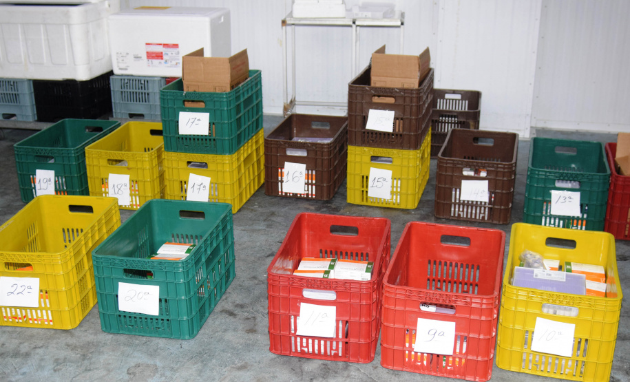 A Secretaria de Estado da Saúde (Sesa) iniciou nesta segunda-feira (16) a distribuição de mais 283.700 vacinas contra a Covid-19 para as 22 Regionais de Saúde do Paraná.  -  Curitiba, 16/08/2021  -  Foto: Américo Antonio/SESA