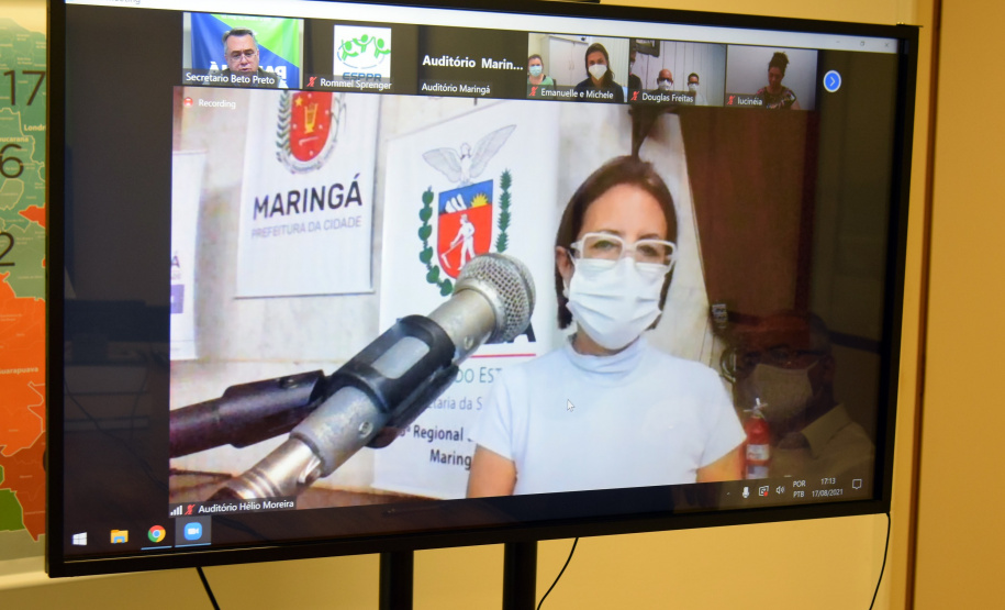 Secretário realiza abertura do curso para Agente de Combate às Endemias em Maringá Foto: Américo Antonio/SESA