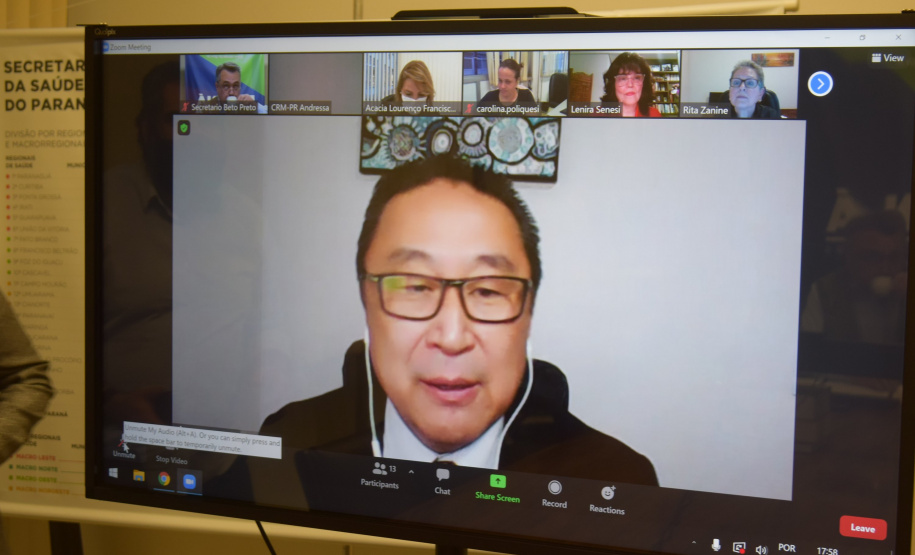 Sesa e entidades debatem prescrição de vacinas contra a Covid-19 em gestantes   Foto: Américo Antonio/SESA