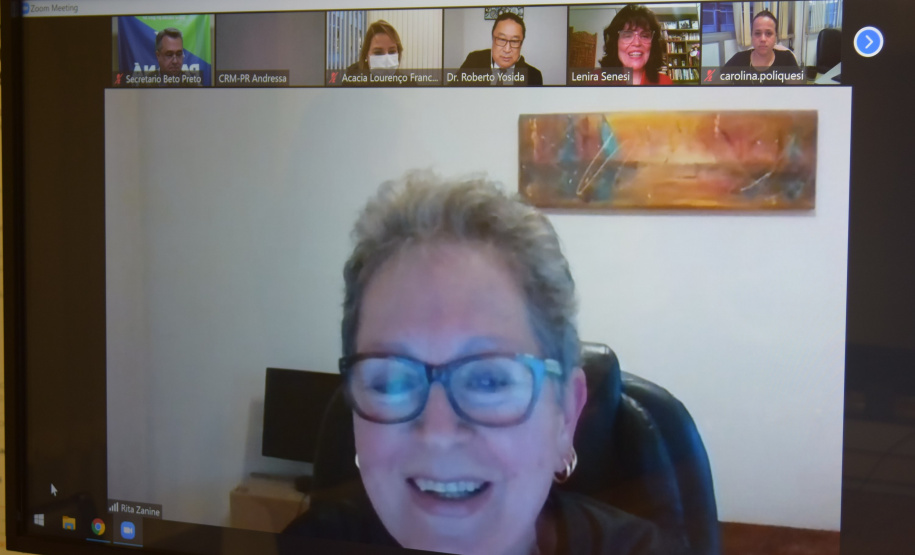 Sesa e entidades debatem prescrição de vacinas contra a Covid-19 em gestantes   Foto: Américo Antonio/SESA