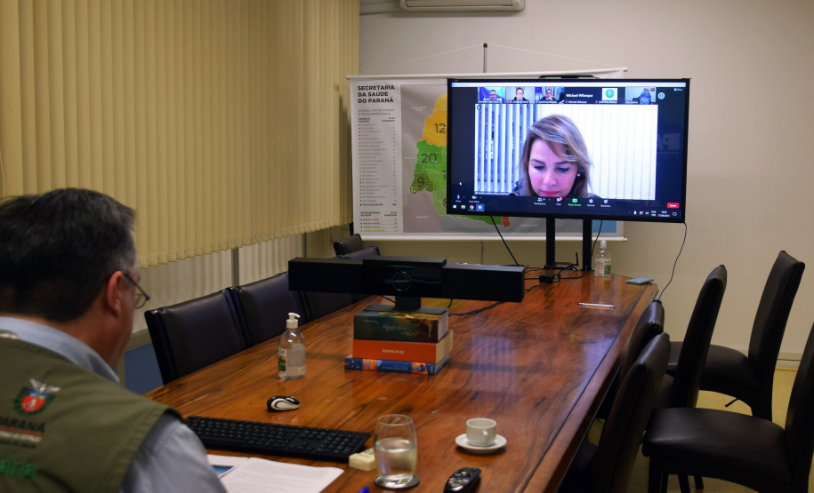 Sesa e entidades debatem prescrição de vacinas contra a Covid-19 em gestantes   Foto: Américo Antonio/SESA