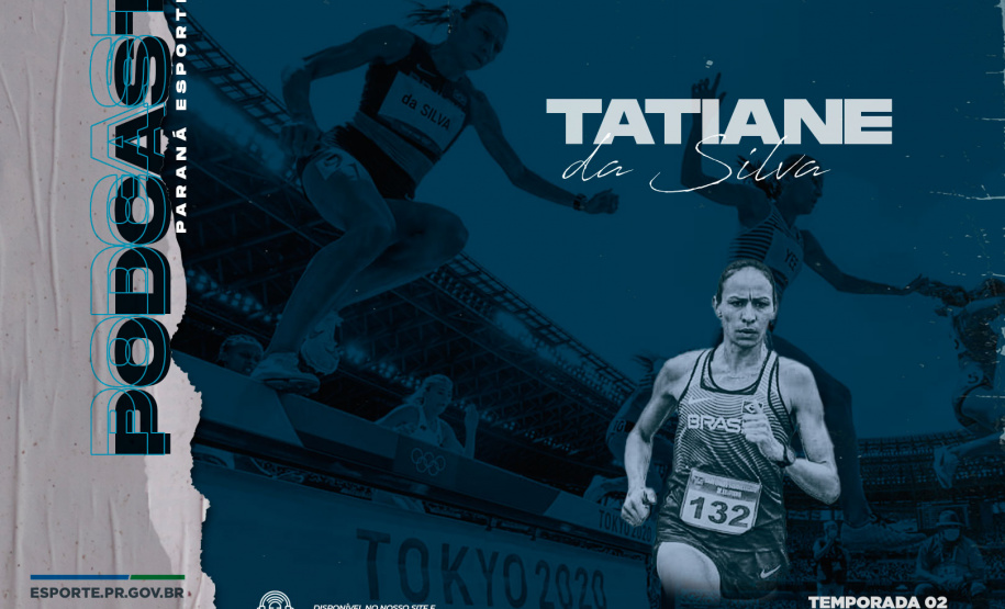 Detentora de recorde nacional, Tatiane Raquel levou o nome do Paraná para Tóquio
Arte Paraná Esporte