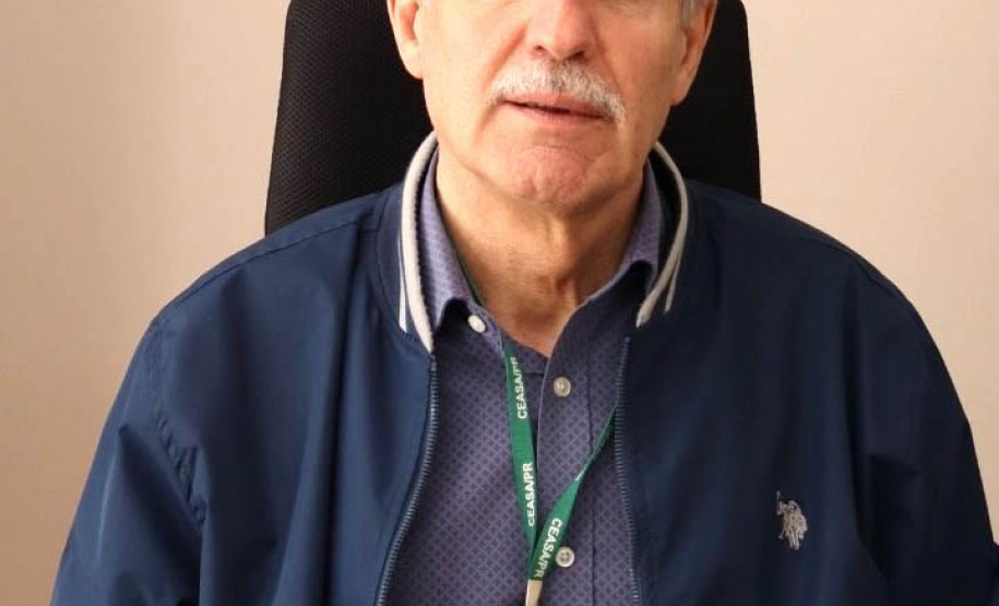 Os gerentes da administração da Ceasa Paraná participaram nesta semana, de mais uma etapa do treinamento da empresa LS Gestão ? Sistema Integrado de Gestão Organizacional visando buscar a certificação nacional do ISO 14.001, para aprimorar o seu Sistema de Gestão Ambiental.  Na foto, João Luiz Buso, diretor administrativo financeiro da Ceasa Paraná.  - Curitiba, 19/08/2021  -  Foto: Karin Jaqueline