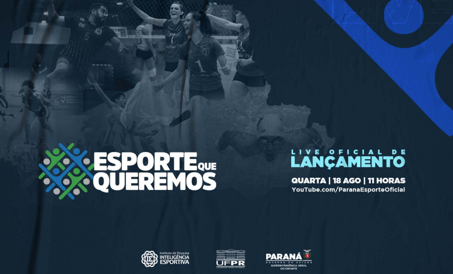 Governo lança programa “O Esporte que Queremos”, que abrange todos os 399 municípios do Paraná