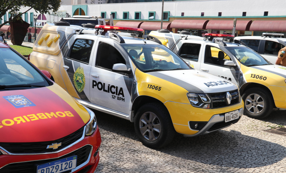 Denúncias de crimes e casos de violência na região Central da Capital embasaram a Ação Integrada de Fiscalização Urbana (AIFU), em parceria com a 1ª Companhia do 12º Batalhão da PM (12º BPM), a deflagrarem a primeira edição da operação Centro Seguro, nesta quinta-feira (19/08).   -  Curitiba, 19/08/2021  -  Foto: SESP-PR