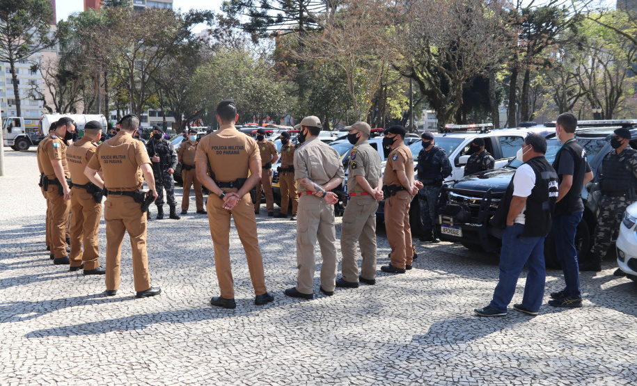 Operação Centro Seguro da PM aborda 11 pontos comerciais e duas pessoas são encaminhadas - Curitiba, 20/08/2021  -  Foto: SESP-PARANÁ