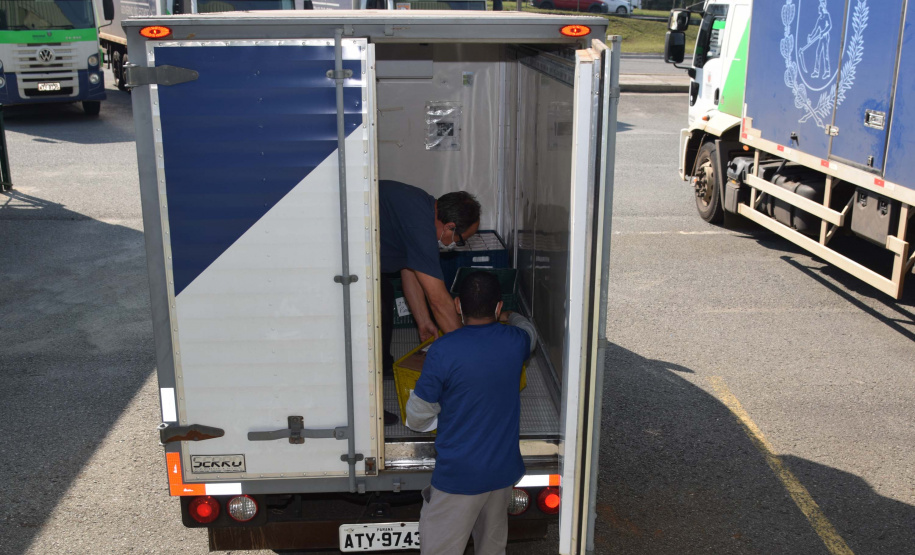 Estado distribui 445.388 vacinas contra a Covid-19 e 49.750 medicamentos para intubação; veja divisão. Foto: Américo Antonio/SESA