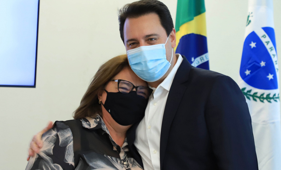 Governador Carlos Massa Ratinho Junior lança subsídio para entrada da casa própria para 2.371 famílias pelo Programa Casa Fácil. Palácio Iguaçu, Curitiba, 23/agosto/2021. - Foto: José Fernando Ogura/AEN