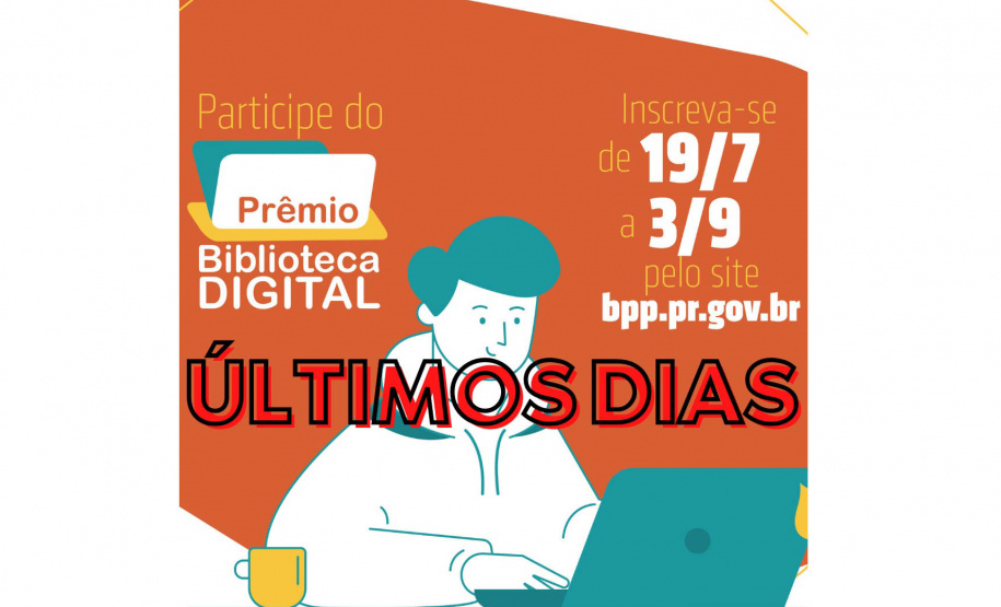 Prêmio Biblioteca Digital 2021: inscrições terminam no dia 3 de setembro - Curitiba, 23/08/2021 - Foto: BPP