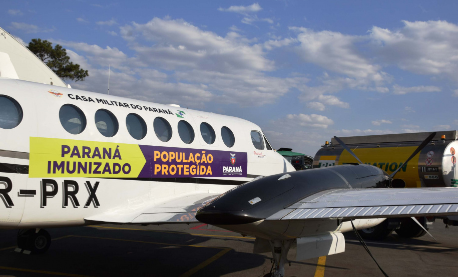 Paraná distribui nesta segunda-feira 223.268 doses de vacinas contra a Covid-19. Foto: Américo Antonio/SESA