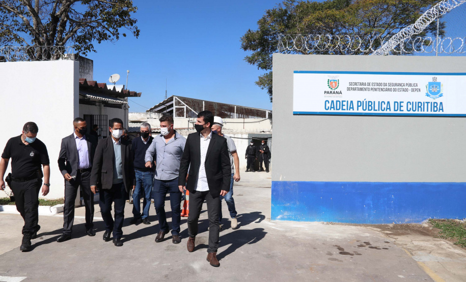 Segurança amplia investimentos e foca na transferência de presos das carceragens. Cadeia Pública de Curitiba. Foto:SESP