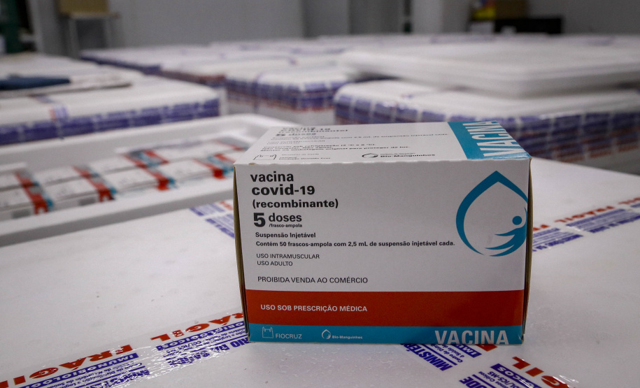 Estado recebe mais 232.250 vacinas contra a Covid-19; lote completa remessa de 435.290 dosesFoto: Gilson Abreu/AEN