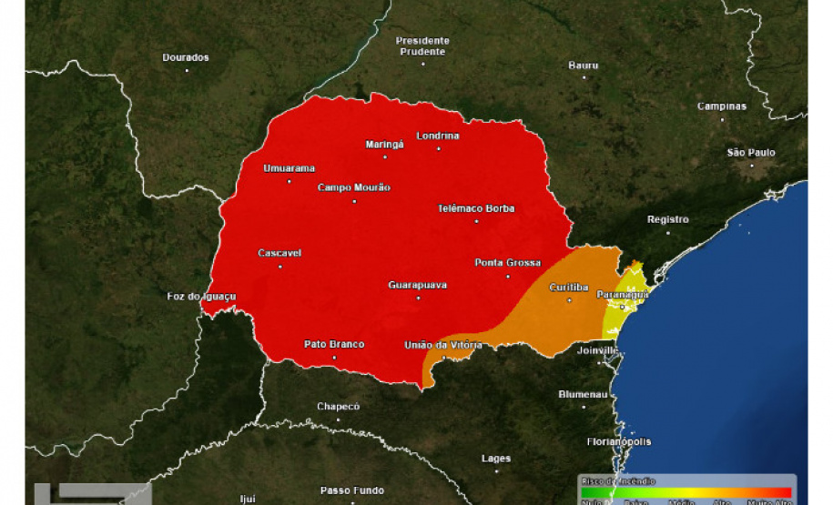 Impacto da seca vai além do abastecimento de água. Imagem: Sanepar