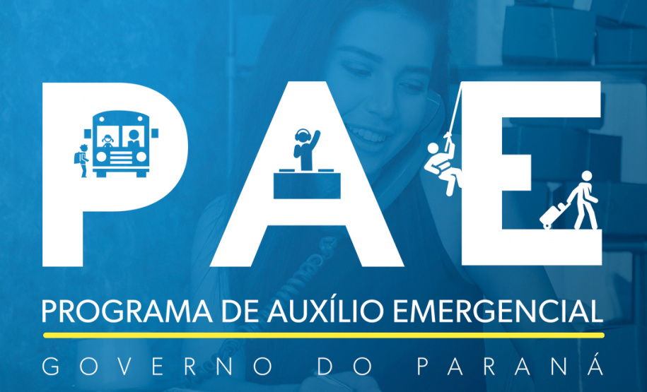 As empresas beneficiadas pelo auxílio emergencial oferecido pelo Governo do Paraná têm até esta quarta-feira (25) para pedir o resgate do valor e receber a parcela do recurso ainda neste mês de agosto. - Foto/Arte: SEFA