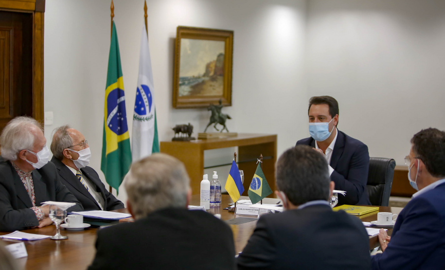 24.08.2021 - Governador Carlos Massa Ratinho Junior , comemoração de 130 anos da imigração ucraniana para o Brasil e 30 anos da renovação da independência da Ucrânia
Foto Gilson Abreu/AEN