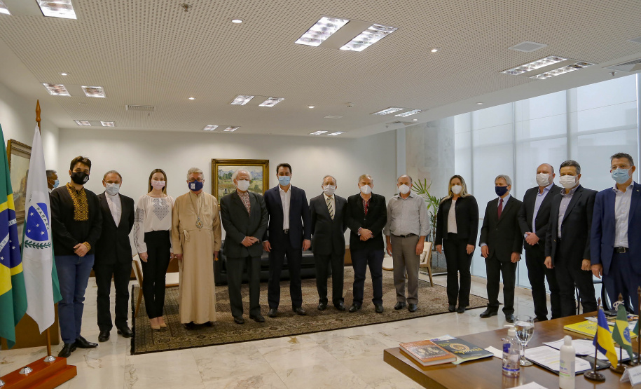 24.08.2021 - Governador Carlos Massa Ratinho Junior , comemoração de 130 anos da imigração ucraniana para o Brasil e 30 anos da renovação da independência da Ucrânia
Foto Gilson Abreu/AEN