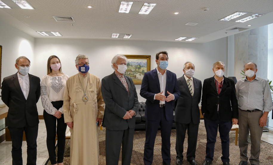 24.08.2021 - Governador Carlos Massa Ratinho Junior , comemoração de 130 anos da imigração ucraniana para o Brasil e 30 anos da renovação da independência da Ucrânia
Foto Gilson Abreu/AEN