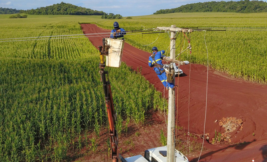 Copel investe R$ 1,9 bilhão em 2021 em geração, linhas de transmissão e obras de modernização . Foto: José Fernando Ogura/AEN