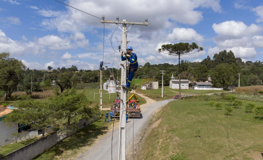 Copel investe R$ 1,9 bilhão em 2021 em geração, linhas de transmissão e obras de modernização . Foto:
Gilson Abreu/AEN