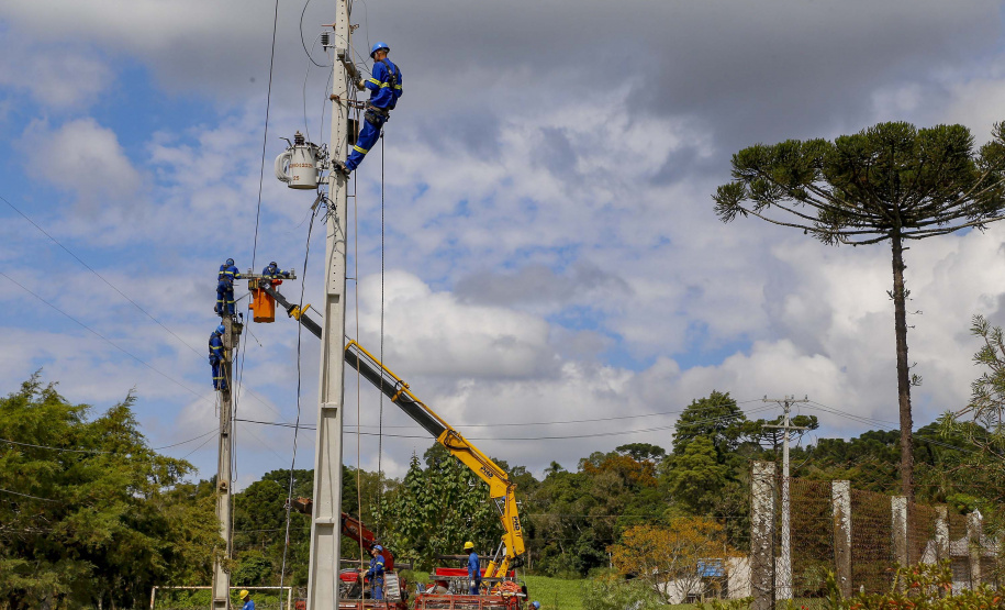 Copel investe R$ 1,9 bilhão em 2021 em geração, linhas de transmissão e obras de modernização . Foto:
Gilson Abreu/AEN