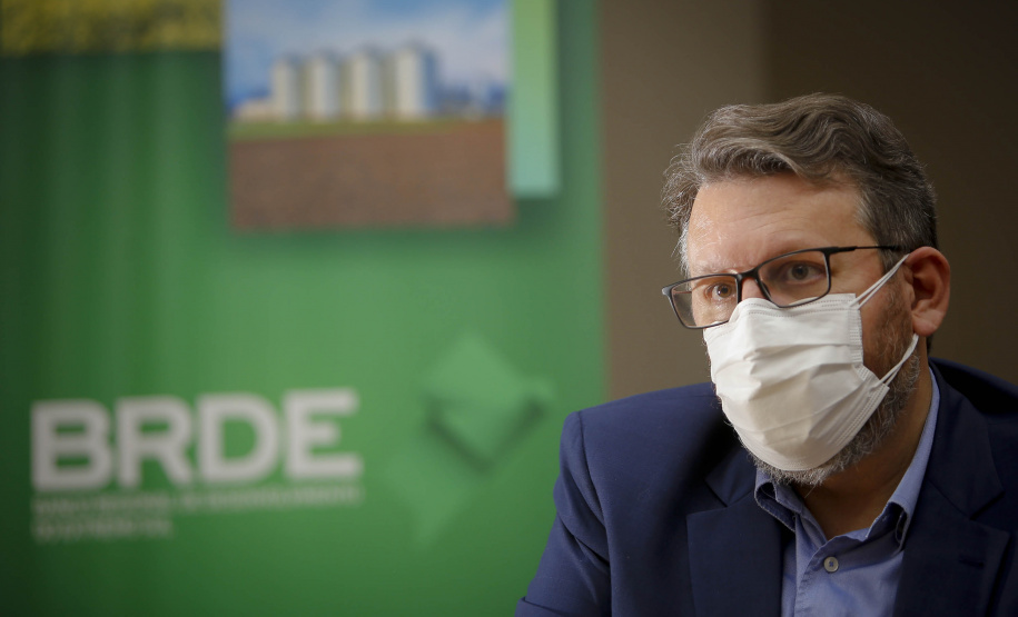 18.08.2021 - Wilson Bley, presidente do BRDE
Foto Gilson Abreu/AEN