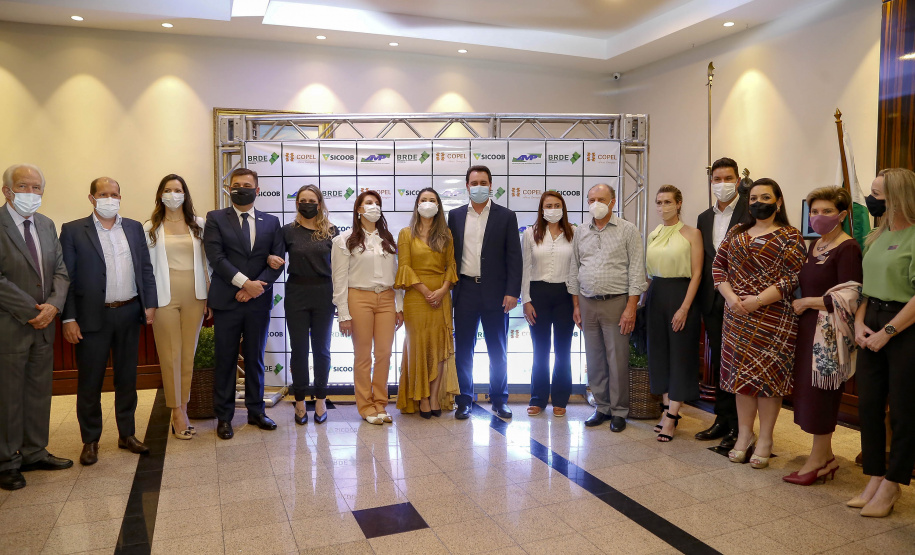 24.08.2021 - Governador Carlos Massa Ratinho Junior , participa de encontro com as Prefeitas do Paraná
Foto Gilson Abreu/AEN