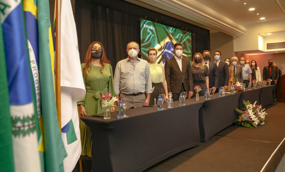 24.08.2021 - Governador Carlos Massa Ratinho Junior , participa de encontro com as Prefeitas do Paraná
Foto Gilson Abreu/AEN