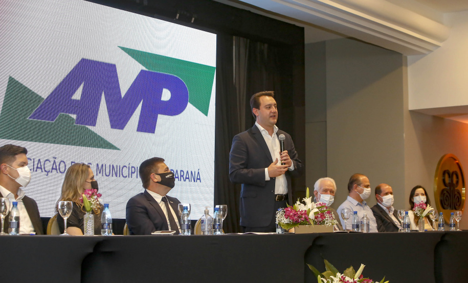 24.08.2021 - Governador Carlos Massa Ratinho Junior , participa de encontro com as Prefeitas do Paraná
Foto Gilson Abreu/AEN