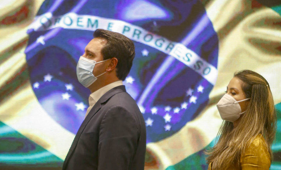 24.08.2021 - Governador Carlos Massa Ratinho Junior , participa de encontro com as Prefeitas do Paraná
Foto Gilson Abreu/AEN