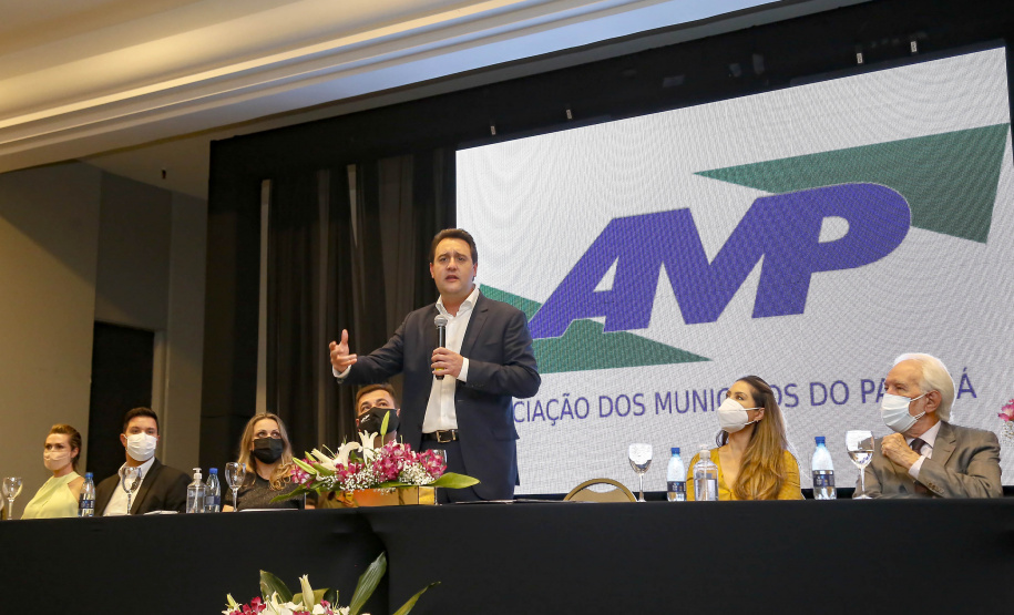 24.08.2021 - Governador Carlos Massa Ratinho Junior , participa de encontro com as Prefeitas do Paraná
Foto Gilson Abreu/AEN