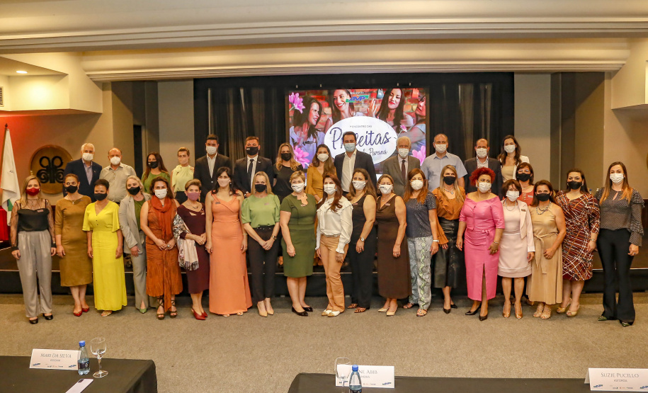 24.08.2021 - Governador Carlos Massa Ratinho Junior , participa de encontro com as Prefeitas do Paraná
Foto Gilson Abreu/AEN