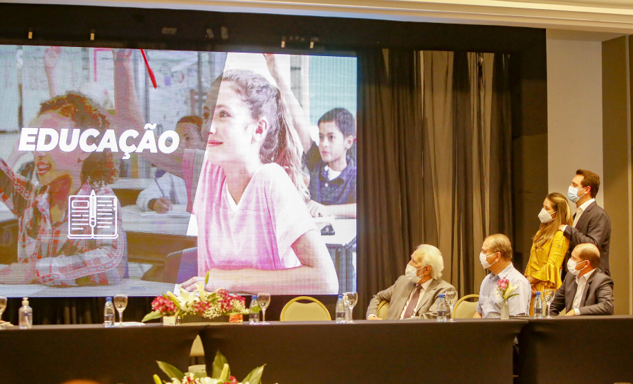 24.08.2021 - Governador Carlos Massa Ratinho Junior , participa de encontro com as Prefeitas do Paraná
Foto Gilson Abreu/AEN