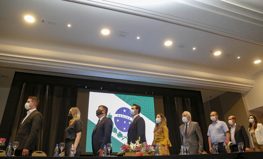 24.08.2021 - Governador Carlos Massa Ratinho Junior , participa de encontro com as Prefeitas do Paraná
Foto Gilson Abreu/AEN