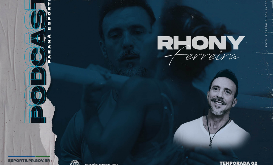 PODCAST: Rhony Ferreira, a mente brilhante por trás das estrelas da ginástica. Foto: Paraná Esporte