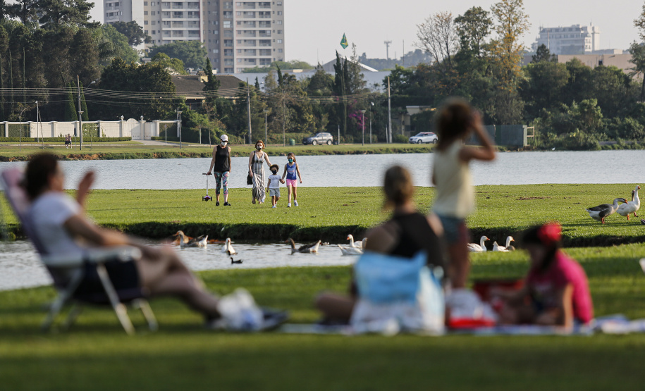 Curitiba - Parque Barigui. Foto: Jonathan Campos/AEN